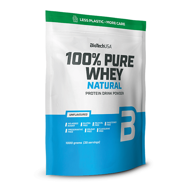 100% Pure Whey Natural tejsavófehérje-koncentrátum italpor